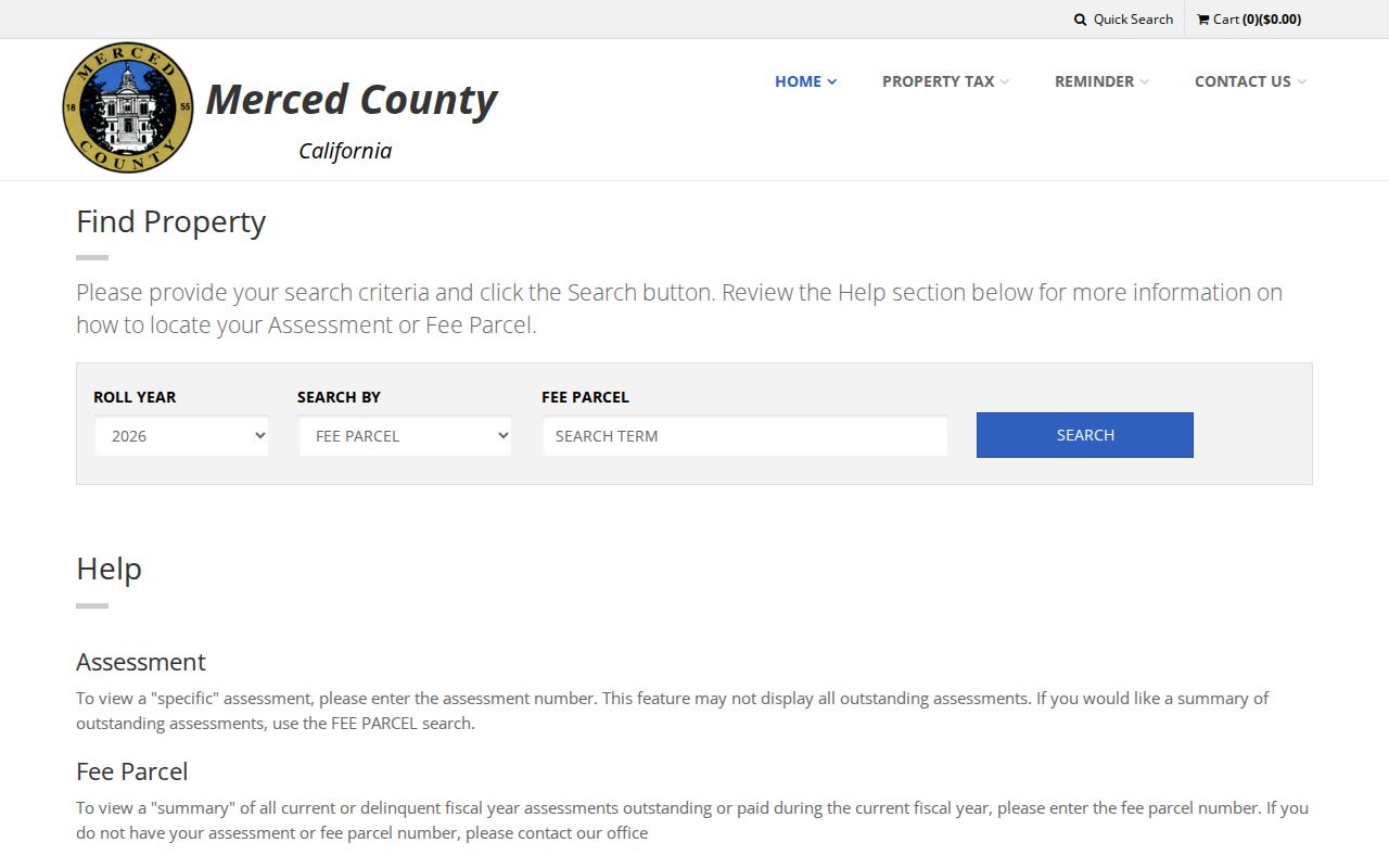 Atwater public records Merced County tax search